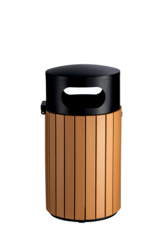 Litter garbage can Flora for outdoor use