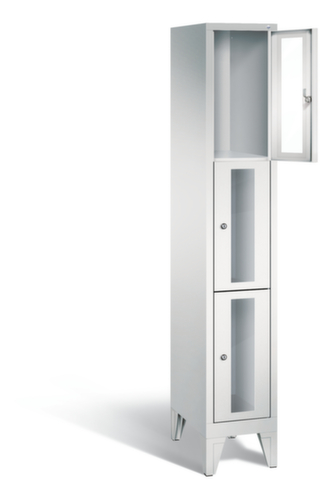 C+P Locker cabinet Classic with transparent doors