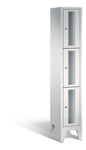 C+P Locker cabinet Classic with transparent doors