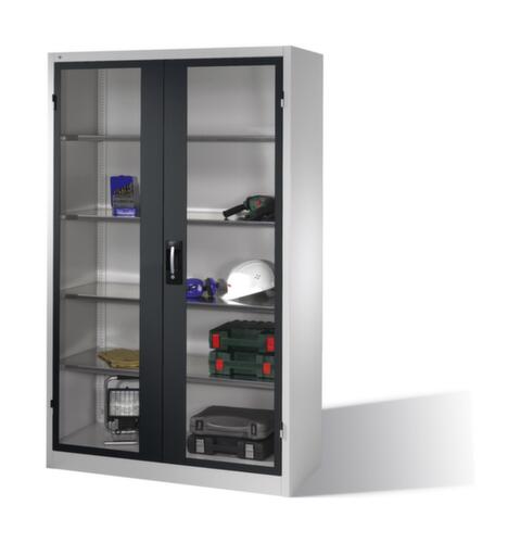 C+P Tool and material cabinet ERGO with window doors