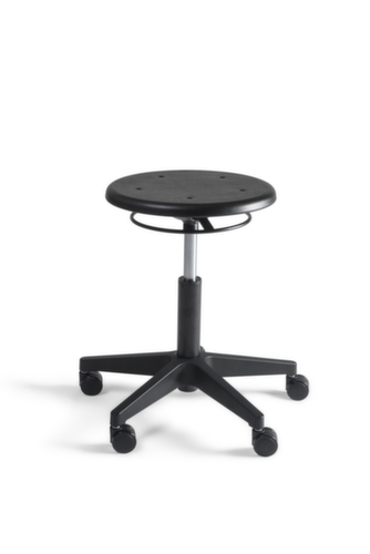 Swivel stool with PU round seat