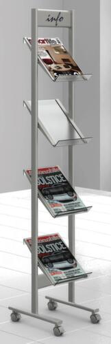 Mobile brochure rack