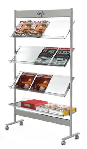 Mobile brochure rack