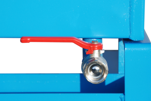 Bauer Chip tipping trolley with drain tap