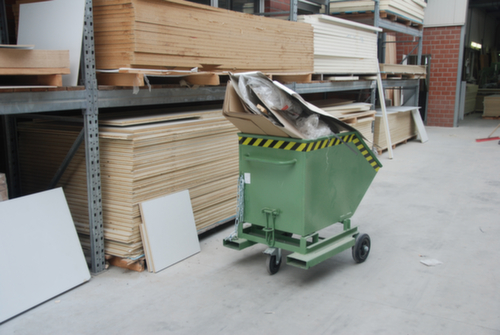 Bauer Chip tipping trolley with drain tap
