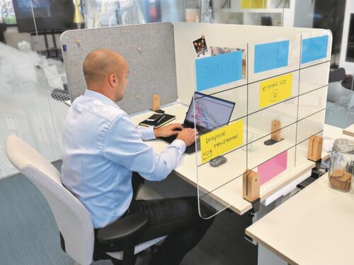 Legamaster Table divider ELEMENTS made of acrylic glass