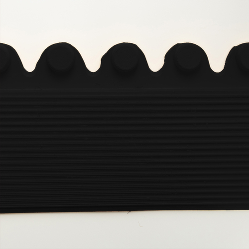 Edge trim Almelo for anti-fatigue rubber tile