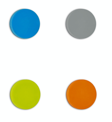Silicone disc magnet