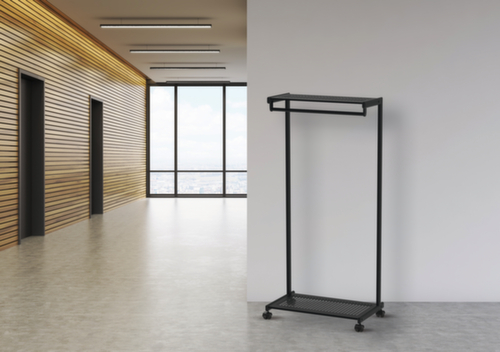 Compact MAULbolero mobile row wardrobe MAULbolero, RAL9004 Signal black