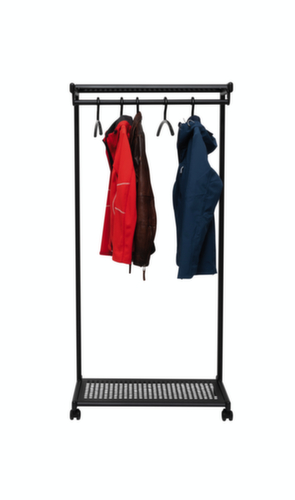 Compact MAULbolero mobile row wardrobe MAULbolero, RAL9004 Signal black