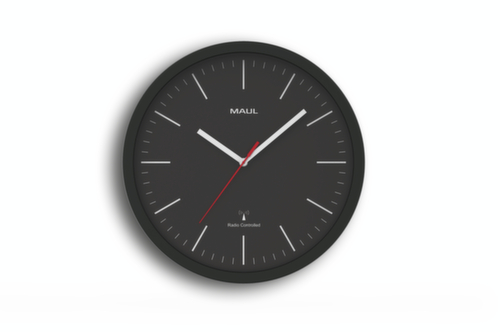 Trendy wall clock MAULjump 30RC, with bar numerals, Ø 305 mm
