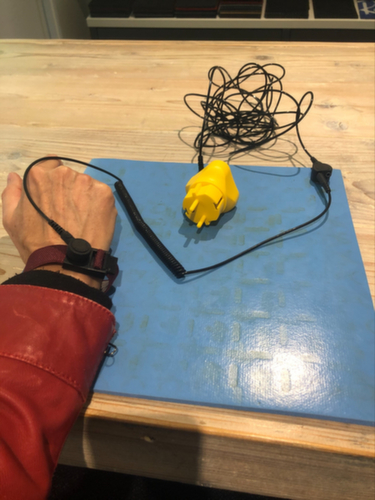 Spiral earthing cable Haarlem/Delft