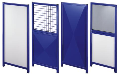 Partition wall system with mesh size 40x40 mm