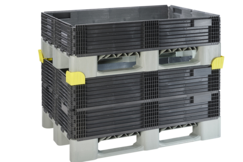 Pallet stacking frame KIGAFRAME® made from 100% recycled plastic