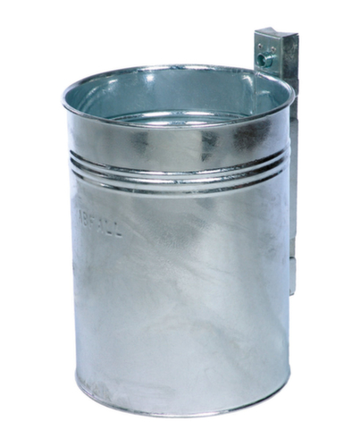 Waste garbage can with "ABFALL" embossing, 35 l