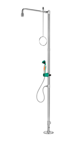 B-Safety Body and eye shower with 1 removable shower head