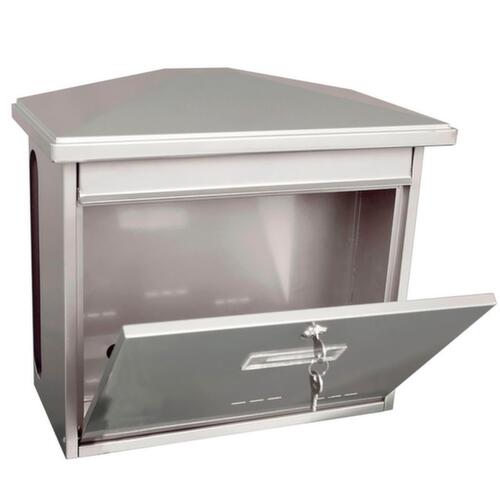 Wall letterbox Zamoran with nameplate and newspaper compartment
