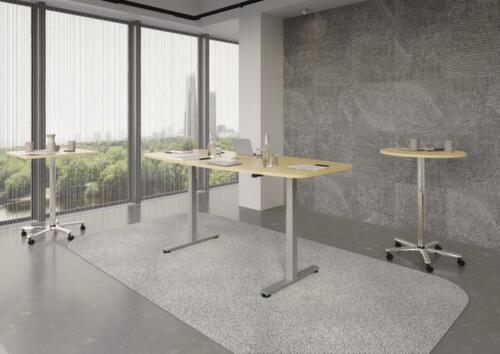Electrically height-adjustable conference table
