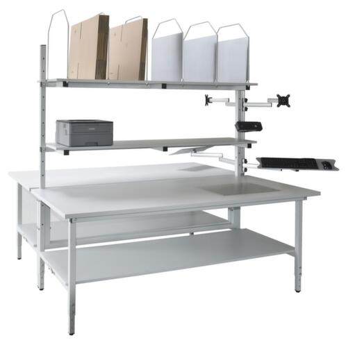 Height-adjustable complete packing table Classic