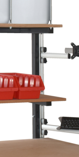 Profile column Classic/Multiplex for holding TFT and keyboard holders for Packing table