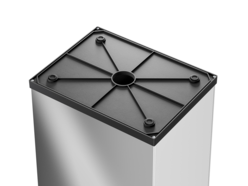 Hailo Litter garbage can with self-closing swing lid