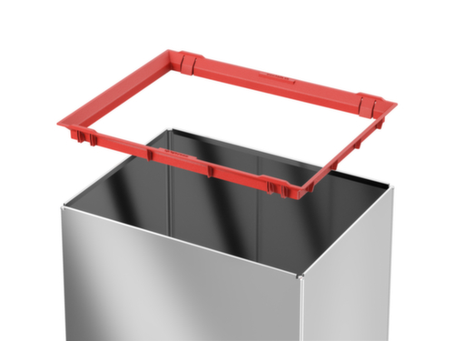 Hailo Litter garbage can with self-closing swing lid