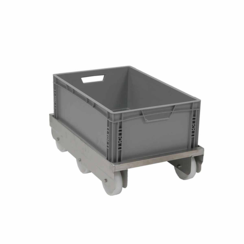 Stainless steel transport trolley