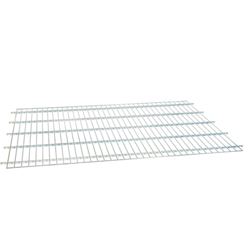 Wire mesh base for roll containers