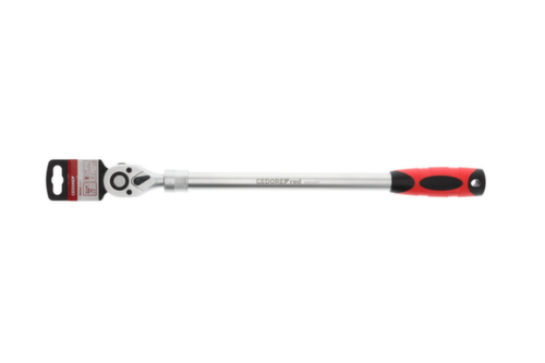 GEDORE R60010027 2C telescopic ratchet left/right 1/2" 460-600 mm