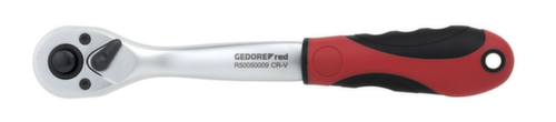 GEDORE R50050009 2C reversible ratchet 3/8 cranked 206 mm Reverse swivel angle 10°