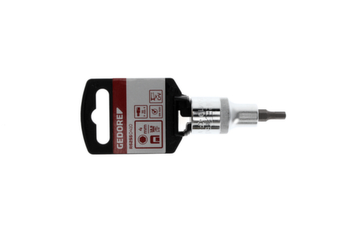 GEDORE R62550410 Screwdriver bit 1/2" 4 mm length 55 mm