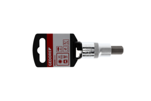 GEDORE R62551010 Screwdriver bit 1/2" 10 mm length 55 mm