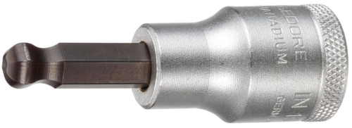 GEDORE IN 19 K 12 Screwdriver bit 1/2" ball end hexagon socket 12 mm
