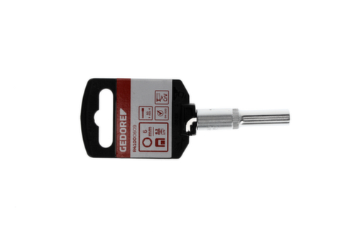GEDORE R41000609 Socket 1/4" hexagon 6 mm length 50 mm