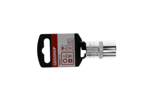 GEDORE R61001706 Socket 1/2" hexagon 17 mm length 38 mm