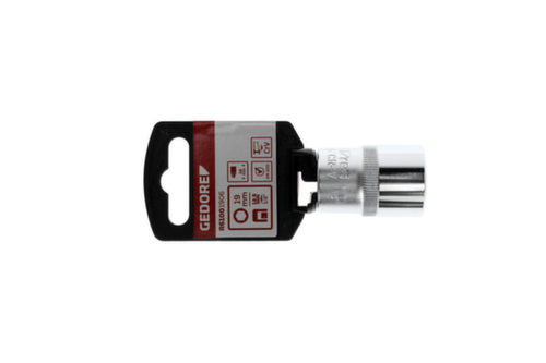 GEDORE R61001906 Socket 1/2" hexagon socket 19 mm length 38 mm