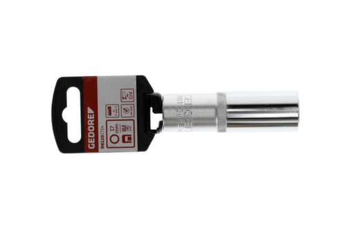 GEDORE R61101714 Socket 1/2" 12-point 17 mm length 77 mm
