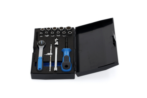 GEDORE D 20 EMU-3 Socket set 1/4" 17-piece UD profile 4-13 mm