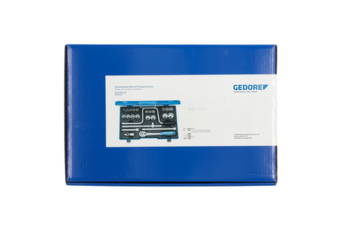 GEDORE D 19 TMU-10 Socket set 1/2" 25-piece UD 10-32 mm