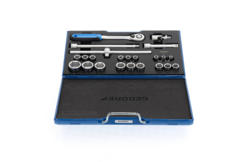 GEDORE 19 EMU-20 Socket set 1/2"