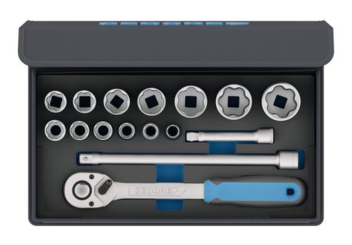 GEDORE TC 19-MU-10 Socket set 1/2" 16-piece