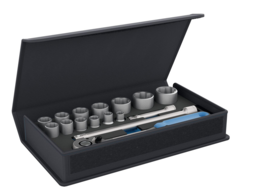 GEDORE TC 19-MU-10 Socket set 1/2" 16-piece