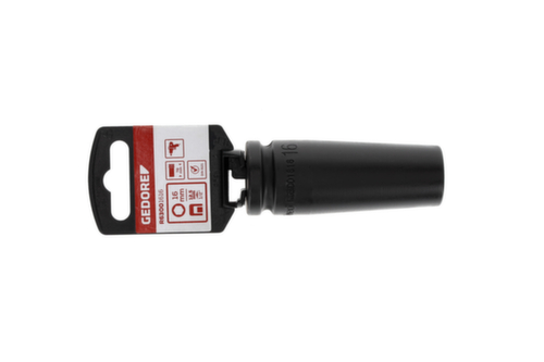 GEDORE R63001616 Power screwdriver bit 1/2" hexagonal 16 mm length 78 mm
