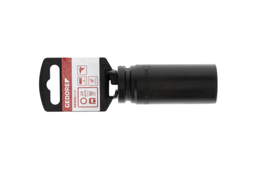 GEDORE R63002216 Power screwdriver bit 1/2" hexagonal 22 mm length 78 mm