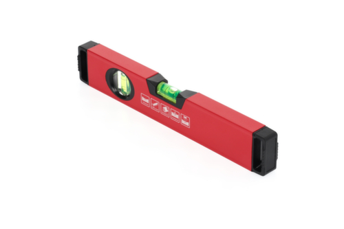 GEDORE RED R94100051 Spirit level 300mm 2x bubble level aluminum