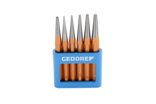 GEDORE 113 6-piece punch set in PVC holder