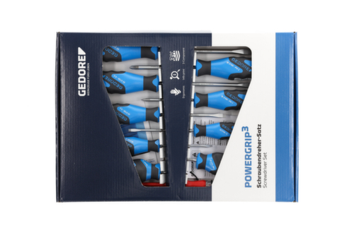 GEDORE 2150-2160 PH-010 3C screwdriver set 10-piece IS 3-8 PH 1-2