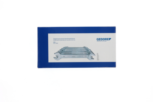 GEDORE 6-8 Double open-end wrench set 8-piece 6-22 mm