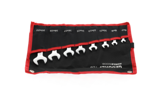 GEDORE R05126008 Double open-end wrench set short SW6-22 mm 8-piece