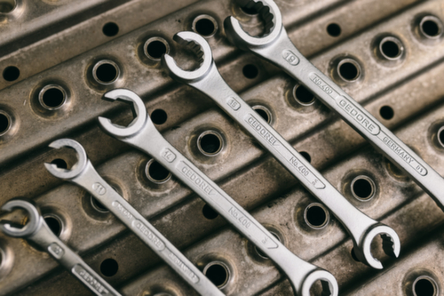 GEDORE 400 9X11 Double ring wrench open hexagon 9x11 mm